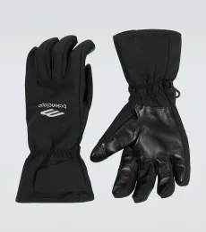 3B Sports Icon leather-trimmed ski gloves