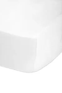 4ft Bed White Easy Care Fitted Sheet - Poly Cotton 4ft Bed White Easy Care Fitted Sheet - Poly Cotton