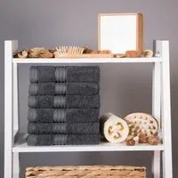 700 GSM Ultimate Bamboo Charcoal Face Cloths - Box of 120 700 GSM Ultimate Bamboo Charcoal Face Cloths - Box of 120