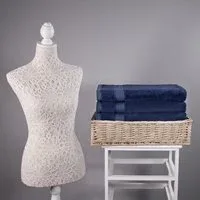 700 GSM Ultimate Bamboo Navy Blue Bath Towel - Box of 24 700 GSM Ultimate Bamboo Navy Blue Bath Towel - Box of 24