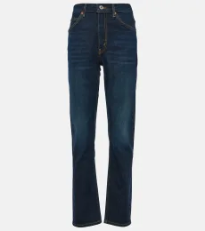 70s high-rise straight jeans