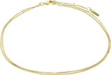 Pilgrim Care Recycled Layered Anklet - Gold Pilgrim Care Recycled Layered Anklet - Gold