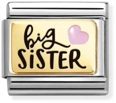 Nomination Gold Big Sister Charm