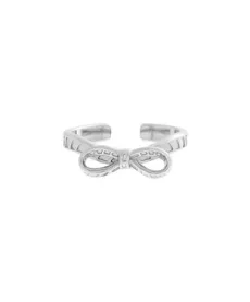 Olivia Burton Silver Bow Ring - 54