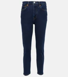 â90s high-rise cropped skinny jeans â90s high-rise cropped skinny jeans
