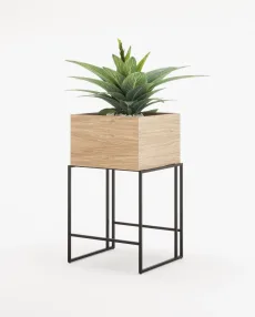 ACHILES Planter & Pot Oak Veneer Matte ACHILES Planter & Pot Oak Veneer Matte