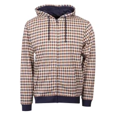 Active Club Check Full Zip Hoodie Active Club Check Full Zip Hoodie