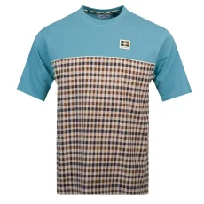 Active Club Check Panel T-Shirt Active Club Check Panel T-Shirt