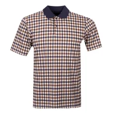 Active Club Check Pique Polo Shirt Active Club Check Pique Polo Shirt