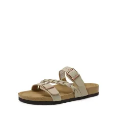 Adjustable Vegan Leather Slide Sandals Adjustable Vegan Leather Slide Sandals