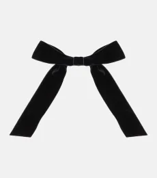 Adley bow velvet barrette Adley bow velvet barrette