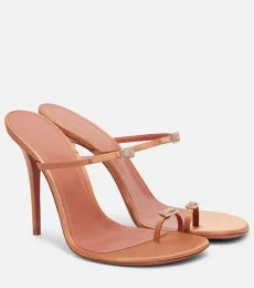 Adut 105 embellished satin sandals Adut 105 embellished satin sandals