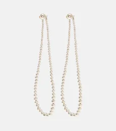 AlaÃa Beaded drop earrings