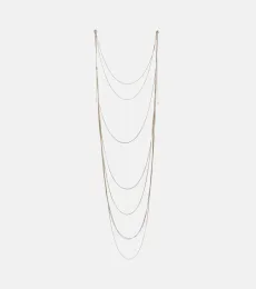 AlaÃa Chain necklace earrings