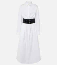 AlaÃa Cotton poplin shirt dress AlaÃa Cotton poplin shirt dress
