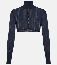 AlaÃa Crinoline cropped cardigan AlaÃa Crinoline cropped cardigan