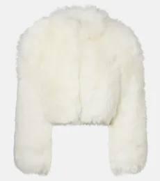AlaÃa Cropped shearling jacket AlaÃa Cropped shearling jacket