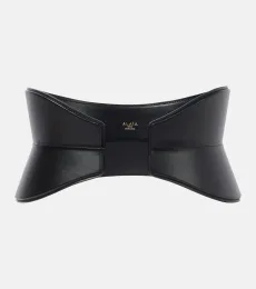 AlaÃa Flex wide leather belt AlaÃa Flex wide leather belt