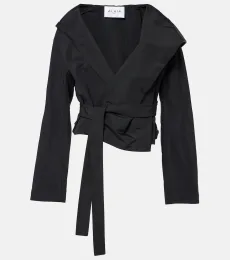 AlaÃa Hooded wrap jacket AlaÃa Hooded wrap jacket