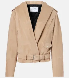 AlaÃa Suede biker jacket AlaÃa Suede biker jacket