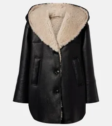 Alaïa Abrigo de piel con borrego Alaïa Abrigo de piel con borrego