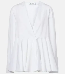 Alaïa Blouse en coton Alaïa Blouse en coton