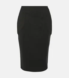 Alaïa Falda tubo fruncida Alaïa Falda tubo fruncida