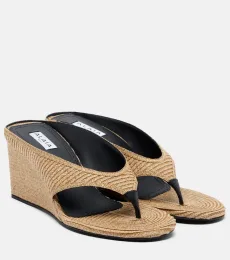 Alaïa Mules compensées Cube