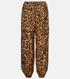 Alaïa Pantalon fuselé à imprimé léopard Alaïa Pantalon fuselé à imprimé léopard