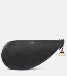 Alaïa Pochette Le Demi Cœur en cuir Alaïa Pochette Le Demi Cœur en cuir