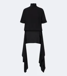Alaïa Top asimétrico de cady Alaïa Top asimétrico de cady