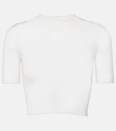 Alaïa Top cropped de cachemir Alaïa Top cropped de cachemir