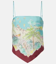 AlÃmais Daria printed silk top AlÃmais Daria printed silk top