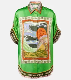 AlÃmais Lucky Pace printed silk shirt AlÃmais Lucky Pace printed silk shirt