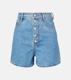 AlÃmais Stephi high-rise denim shorts AlÃmais Stephi high-rise denim shorts