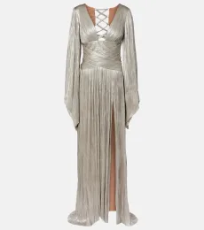 Alana pleated silk tulle gown Alana pleated silk tulle gown