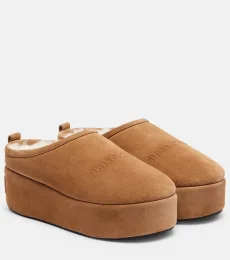 Alaska suede platform mules Alaska suede platform mules