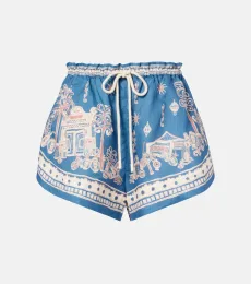 Alémais Bermudas Acacia de lino estampadas Alémais Bermudas Acacia de lino estampadas