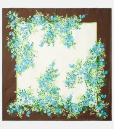 Alémais Foulard en soie à fleurs Alémais Foulard en soie à fleurs