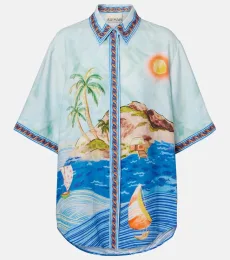 Alémais Printed linen shirt Alémais Printed linen shirt
