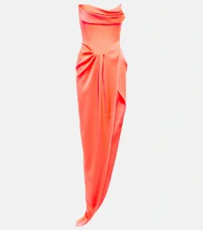 Alex Perry Harland satin crepe gown