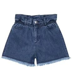 Allegria embroidered denim shorts Allegria embroidered denim shorts
