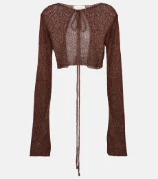 Alma sequined knitted cardigan Alma sequined knitted cardigan