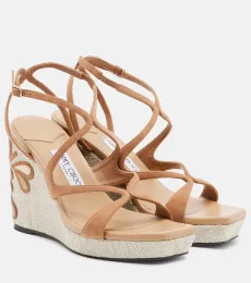 Alpargatas con cuña Ayla de piel