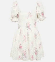 Altima floral cotton minidress