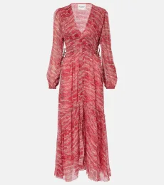 Amara chiffon maxi dress