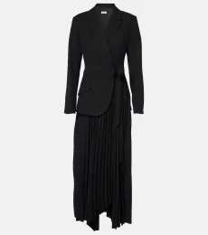 Ambretta plissÃ maxi dress