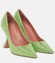 Ami embellished leather pumps