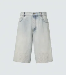 Anagram faded denim Bermuda shorts Anagram faded denim Bermuda shorts