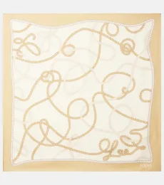 Anagram silk twill scarf Anagram silk twill scarf